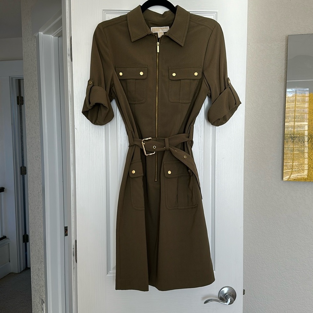 Michael Kors Belted Dress